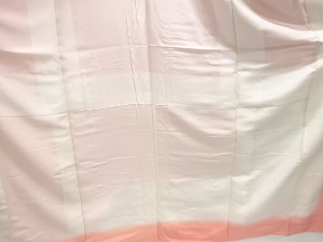  屋敷に草花模様訪問着